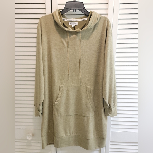 WHITE MARK SWEATSHIRT DRESS NWT - Picture 5 of 5